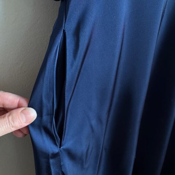 NWT UOOZEE Blue Flowy Maxi Dress - Picture 7 of 12